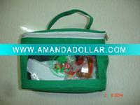 Hotel amenity set in bag