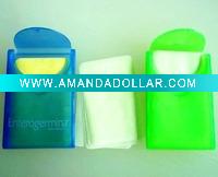 Wholesale hot sold paper soap in a plastic box