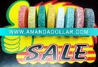 Wholesale 50g colorful cylinder organic salt soap