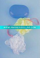 Wholesale color bath scrubber set and box