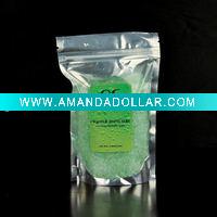 Wholesale spa sea salt/500gram green tea spa