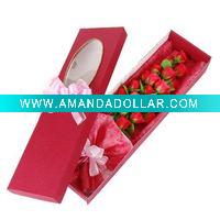 rose soap flower