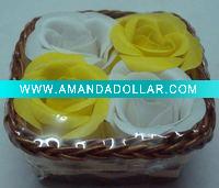Wholesale 4pcs soap flower (BDS010E)