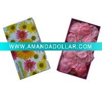 Various shape soap paper in hardboard box