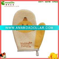 bath terry thumb glove