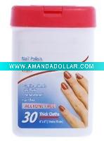 Wholesale Super disposable nail polish remover wet wipes for feminine