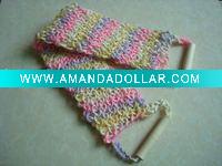 Natural bath scrubber