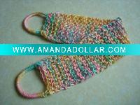 Natural bath scrubber