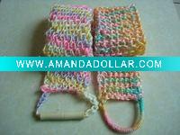 Natural bath scrubber
