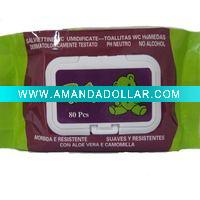 toilet wet wipes