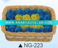 bath sponge flowers