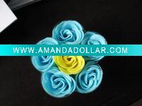 rose bath soap flower