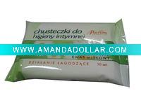 lady wet wipes