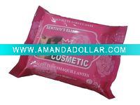 Wholesale popular cosmetic wet wipes