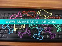 Wholesale Animal shapes silicone/rubber bands
