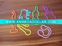 Shapes silicone/rubber bands