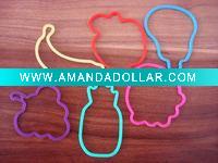 Shapes silicone/rubber bands