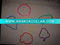 Wholesale Fruit shapes silicone hair bands