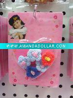 Princess hair flower stickers