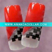 Wholesale pink french nail and nail tips