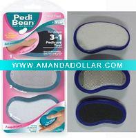 Wholesale Pedi Bean Neat Foot Smoother Foot File 3 in 1 Pedicure Tool Egg