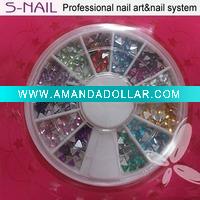 Wholesale nail art accessory/triangle stone