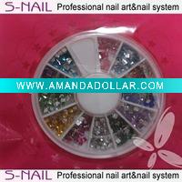 Wholesale nail art accessory/ square crystal stone