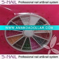 nail art accessory/ round crystal stone