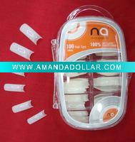 Wholesale nail tips in box,french nail tips,flower designed nail tips