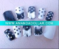 Wholesale nail art the soft flower 3D nail art(24PCS)