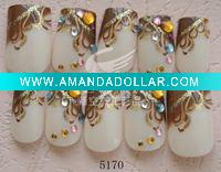 Wholesale Rhinestone DECORATED NAIL ART TIP/cute design