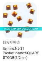 Wholesale nail art square stone NJ-31