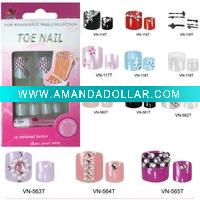 Wholesale 2412 DAZZLING TOE NAIL
