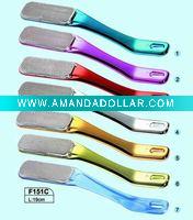 Wholesale Plastic foot file with metal & emery