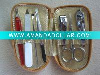 Wholesale HC 7PCS Manicure set with PU bag