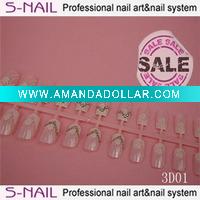 3D acrylic nail tips