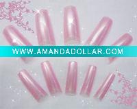 nail tips in box,french nail tips,half cover nail tips