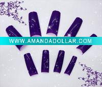 nail tips in box,french nail tips,half cover nail tips