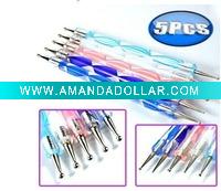 Wholesale 2 Ways Dotting Marblezing Tools Nail Art Pen