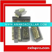 Wholesale Black double-sided Nail Brush