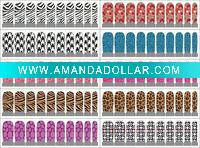 Wholesale sell french nail and nail art nail polish sticker