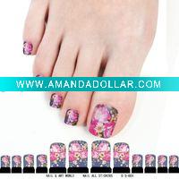 3D watre nail decals