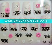 Wholesale nail art,3Dnail sticker
