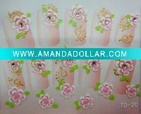 Wholesale nail art,3Dnail sticker