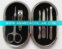 Wholesale 6pcs manicure kit with wallet style