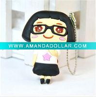 Three-dimensional soft rubber dish sister clipper