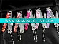 Wholesale crystal nail clippers