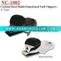 Wholesale (NC-1002) 6.3cm Nail Clippers Carbon Steel Multi Functional