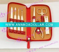 8pcs manicure set case/manicure/pedicure equipment