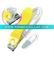 small nail clipper with yellow handle